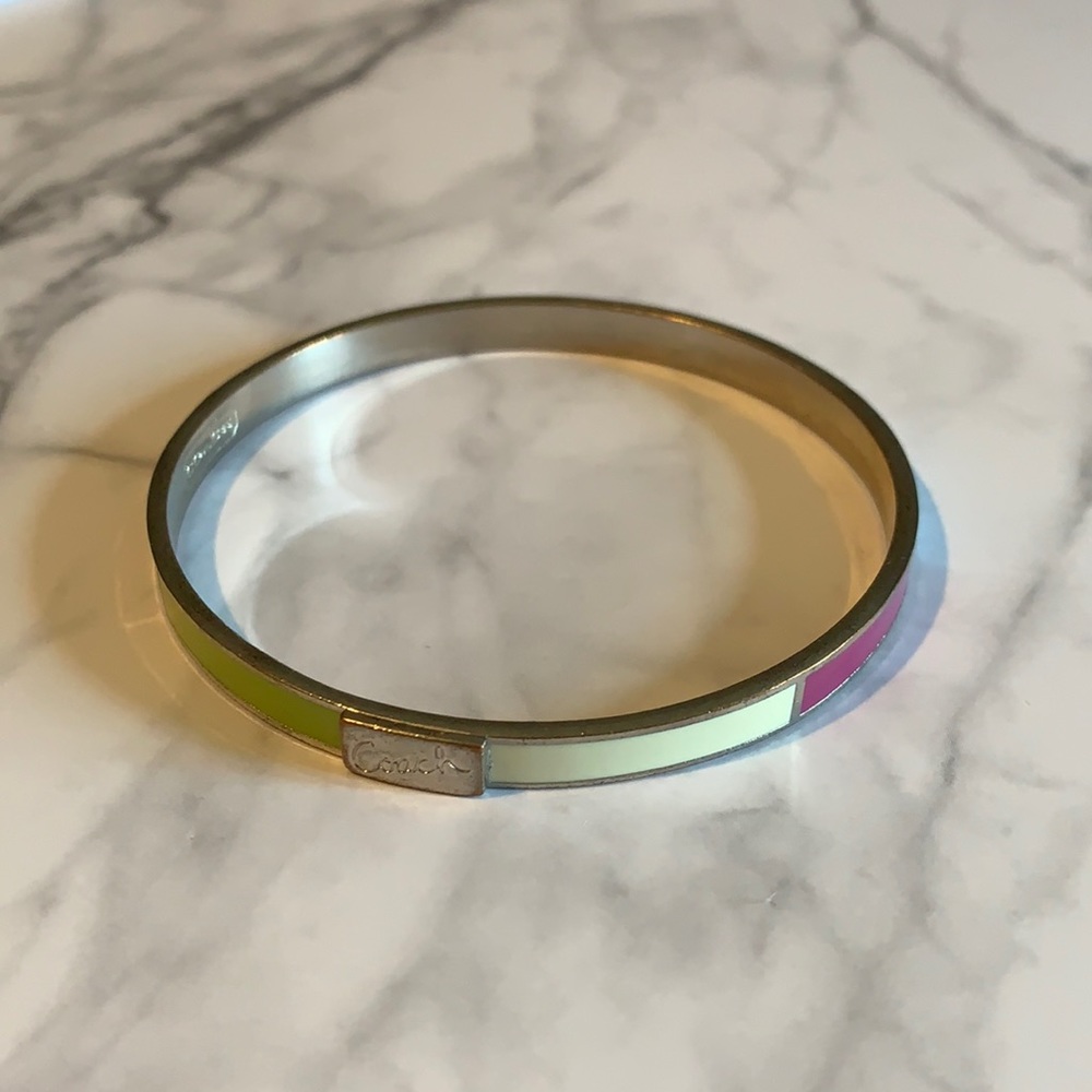 Coach Legacy Enamel Bangle